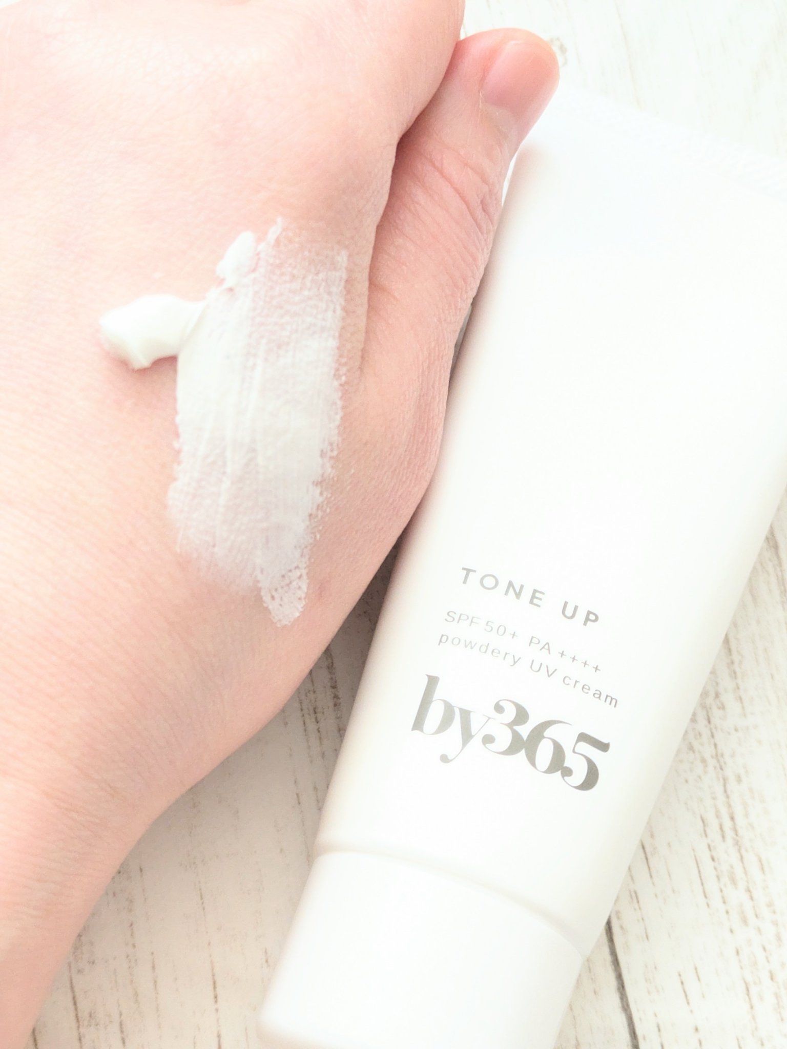 by365 パウダリーUVクリーム トーンアップ/ナリスアップ/日焼け止め・UVケアを使ったクチコミ（3枚目）