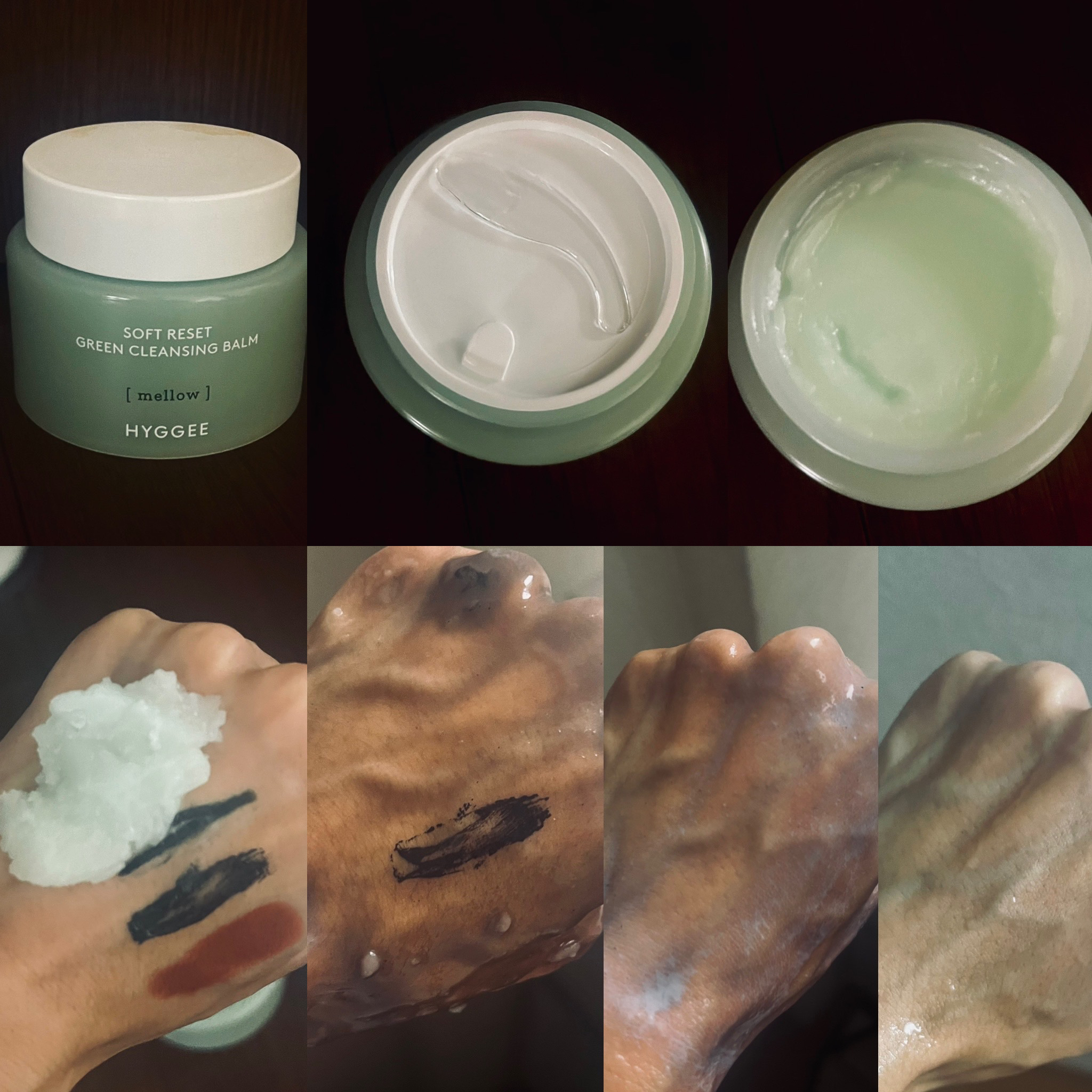 ソフトリセットグリーンクレンジングバーム/HYGGEE/クレンジングバームを使ったクチコミ（1枚目）