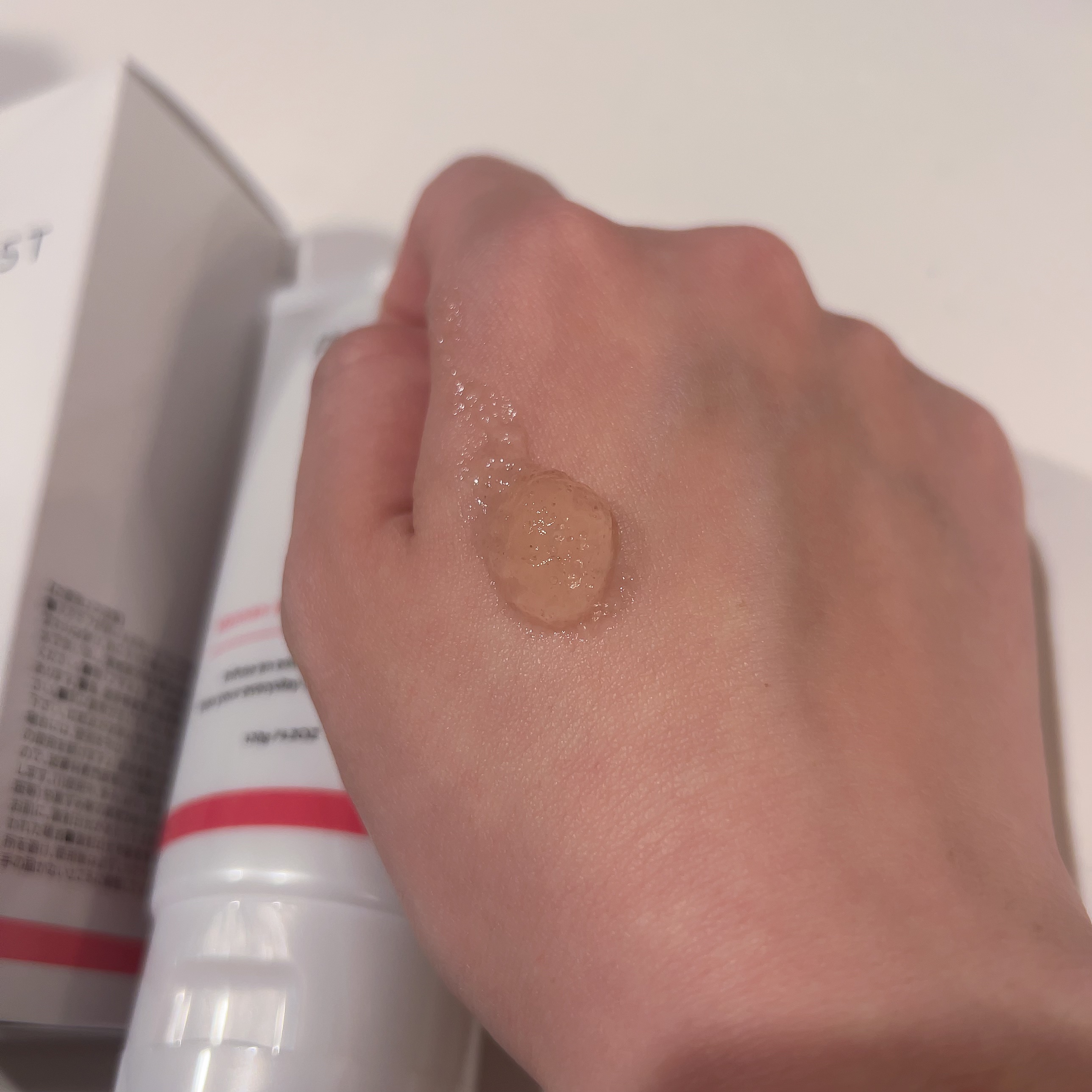 マンナンジェリーハイドロウォッシュ R/PLUEST/洗顔料を使ったクチコミ（2枚目）