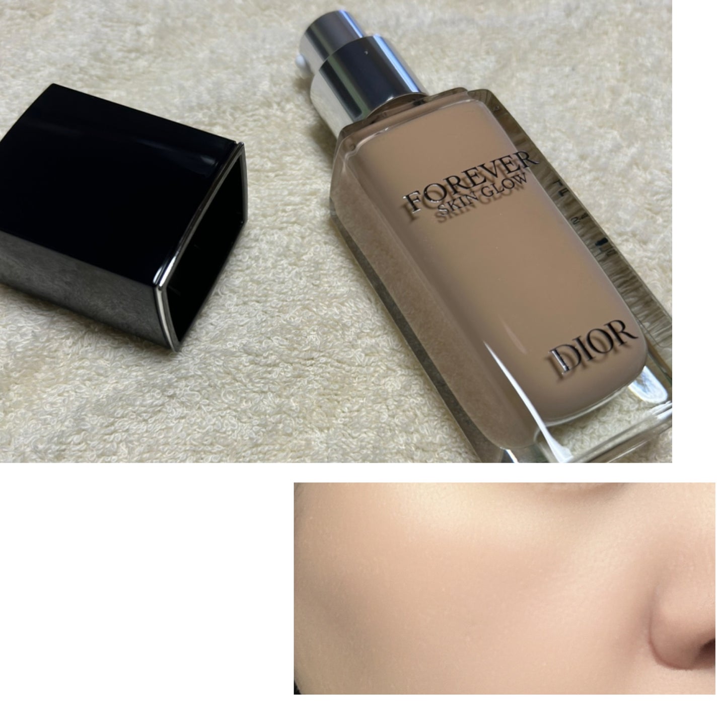 ディオールスキン フォーエヴァー フルイド グロウ/Dior/リキッドファンデーションを使ったクチコミ(3枚目)