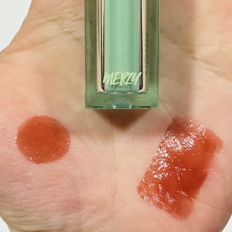 ザ ウォータリーデューティント/MERZY/リップティントを使ったクチコミ（2枚目）