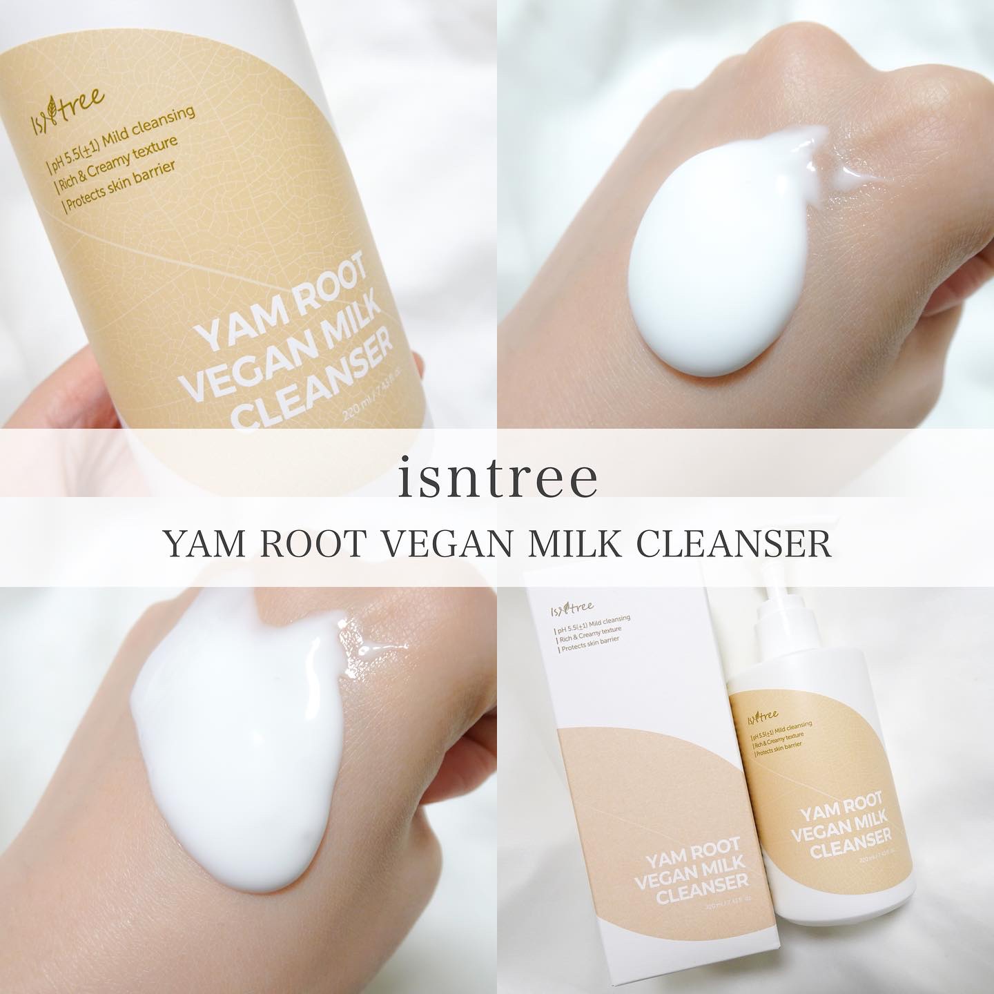 	Yam Rootヴィーガンミルククレンザー/Isntree/ミルククレンジングを使ったクチコミ（1枚目）