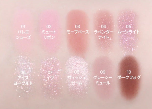 ライトオンアイズシャドウパレット/ルミル/アイシャドウパレットを使ったクチコミ(2枚目)