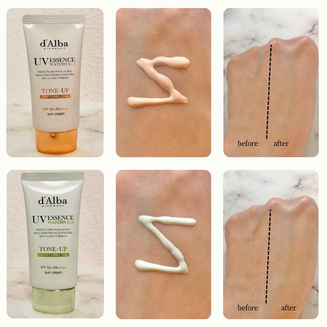 ウォータフルトーンアップサンクリーム/ダルバ/日焼け止めクリームを使ったクチコミ（2枚目）