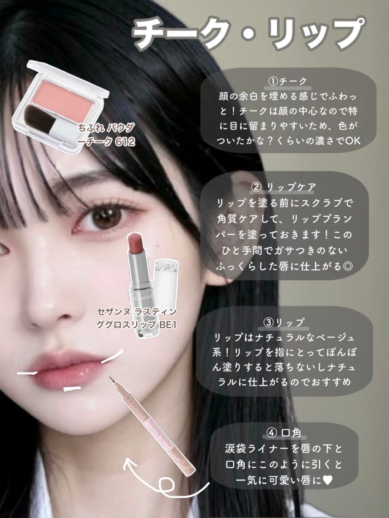 クリームチーク/キャンメイク/ジェル・クリームチークを使ったクチコミ(6枚目)