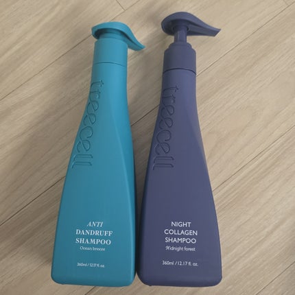 ナイトコラーゲンシャンプーミッドナイトフォレスト/treecell/市販シャンプーを使ったクチコミ(1枚目)