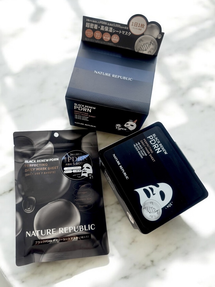 ブラックPDRN デイリーシートマスク/ネイチャーリパブリック/シートマスク・パックを使ったクチコミ（3枚目）