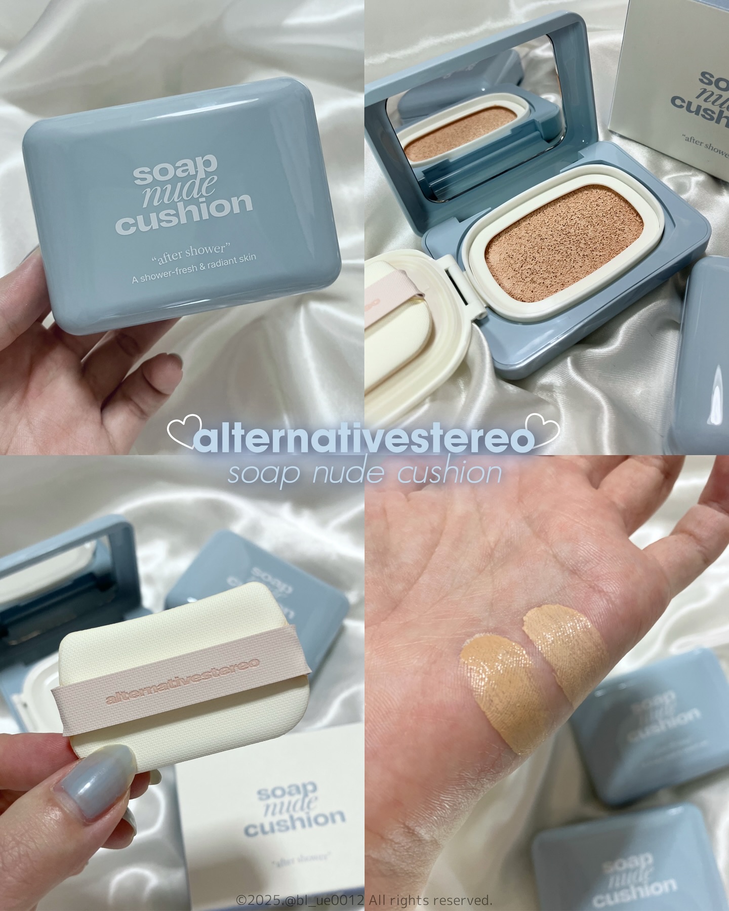 ソープヌードクッションファンデーション 03 ナチュラルソープ/alternativestereo/クッションファンデーションを使ったクチコミ（1枚目）