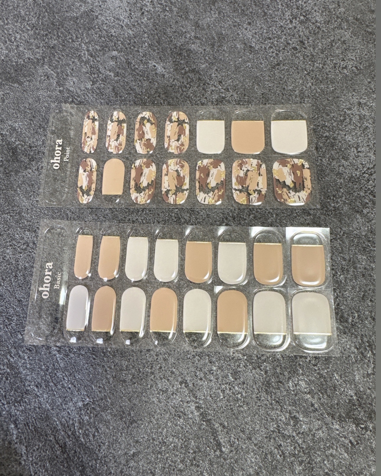 セミキュアジェルネイル（ハンド）/ohora/ネイルシールを使ったクチコミ（2枚目）