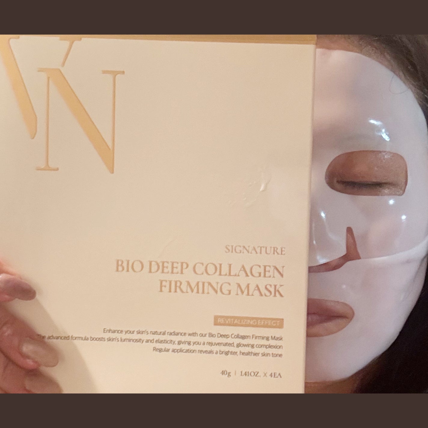 シグニチャーバイオディープコラーゲンファーミングマスク/VINNE /シートマスク・パックを使ったクチコミ(4枚目)