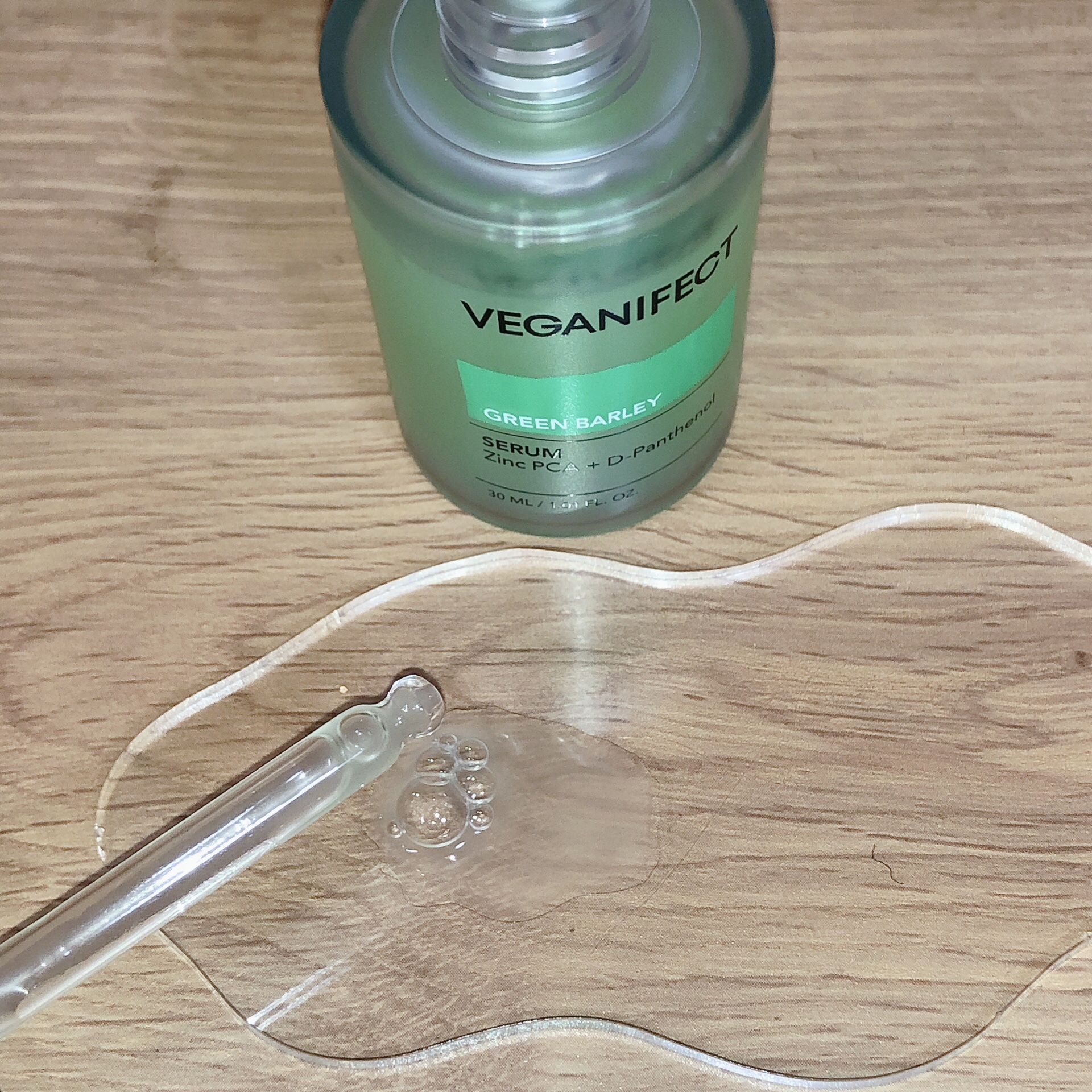 青麦ジンクセラム/Veganifect/美容液を使ったクチコミ（2枚目）