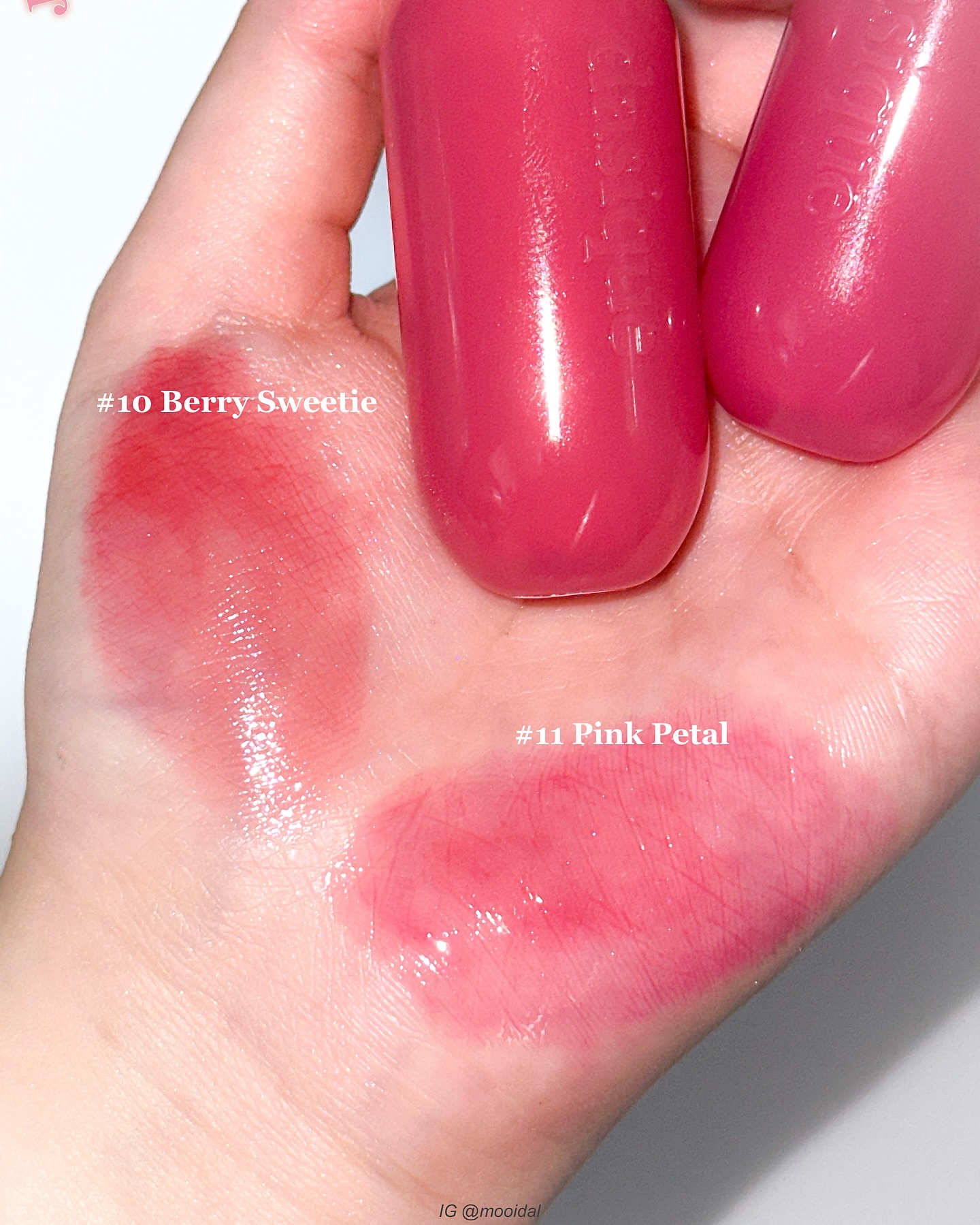 ジューシーデューイグロウティント/dasique/リップティントを使ったクチコミ（3枚目）