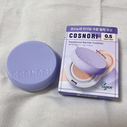 パンテノールバリアクッション/COSNORI/クッションファンデーションを使ったクチコミ(2枚目)