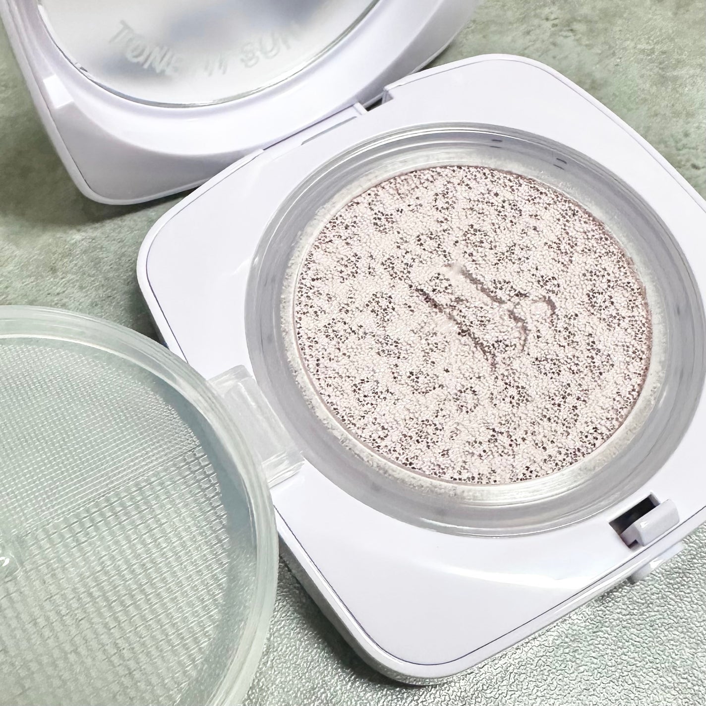 ベースフィットトーンアップサンクッション/TFIT/クッションファンデーションを使ったクチコミ(3枚目)