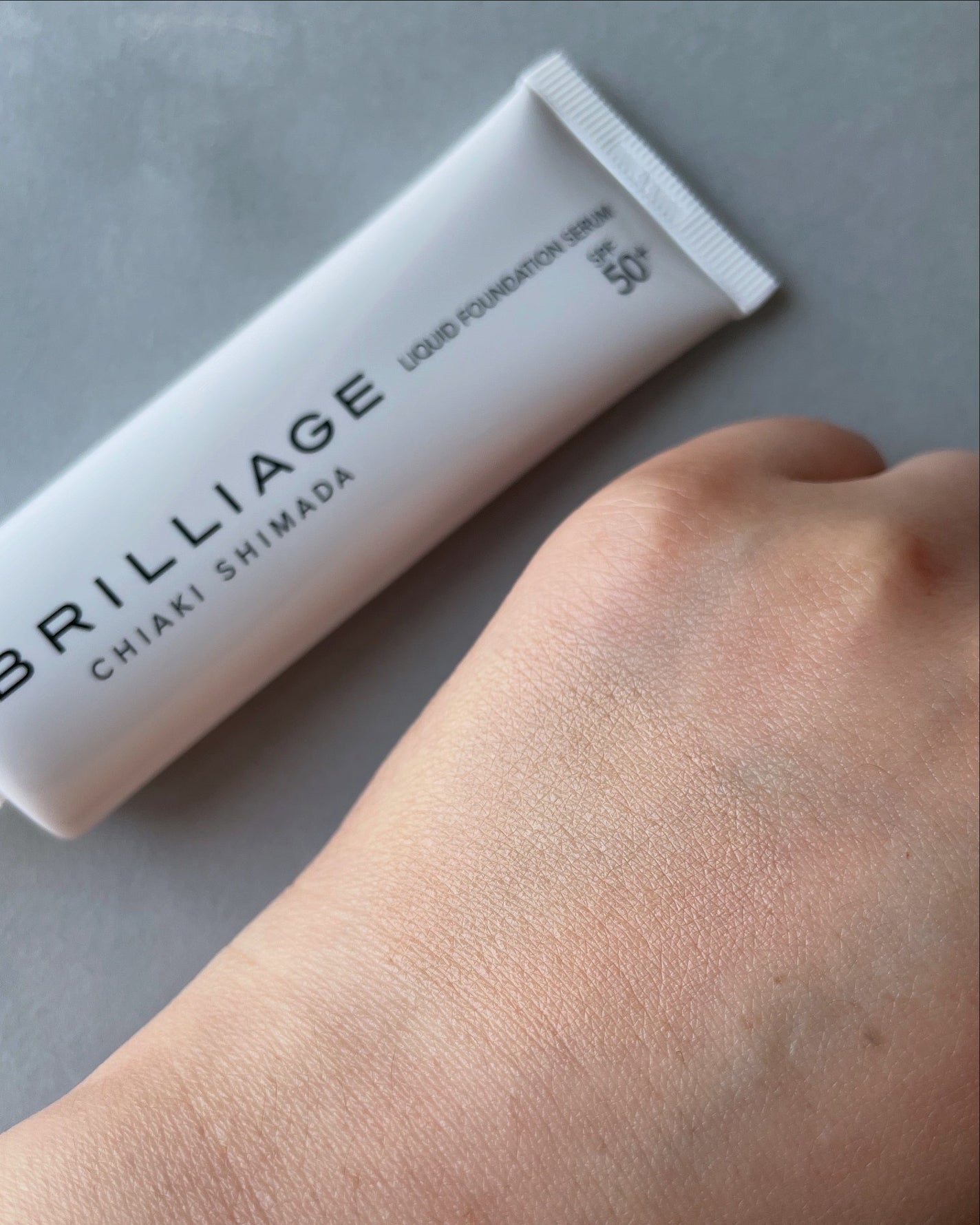 セッティング リキッドファンデーション セラム/ブリリアージュ/リキッドファンデーションを使ったクチコミ(2枚目)