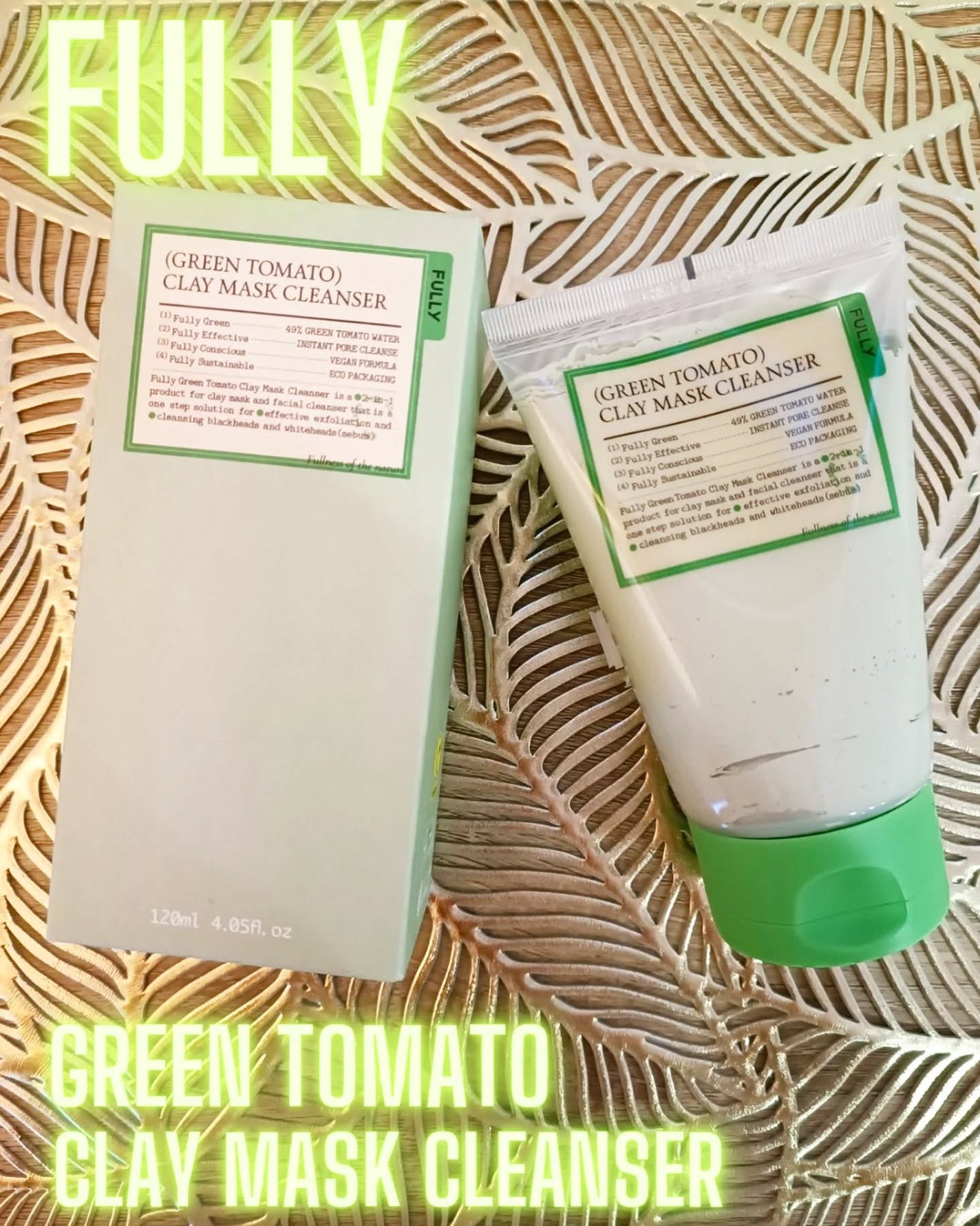 グリーントマトクレイマスククレンザー/FULLY/洗い流すパック・マスクを使ったクチコミ(1枚目)