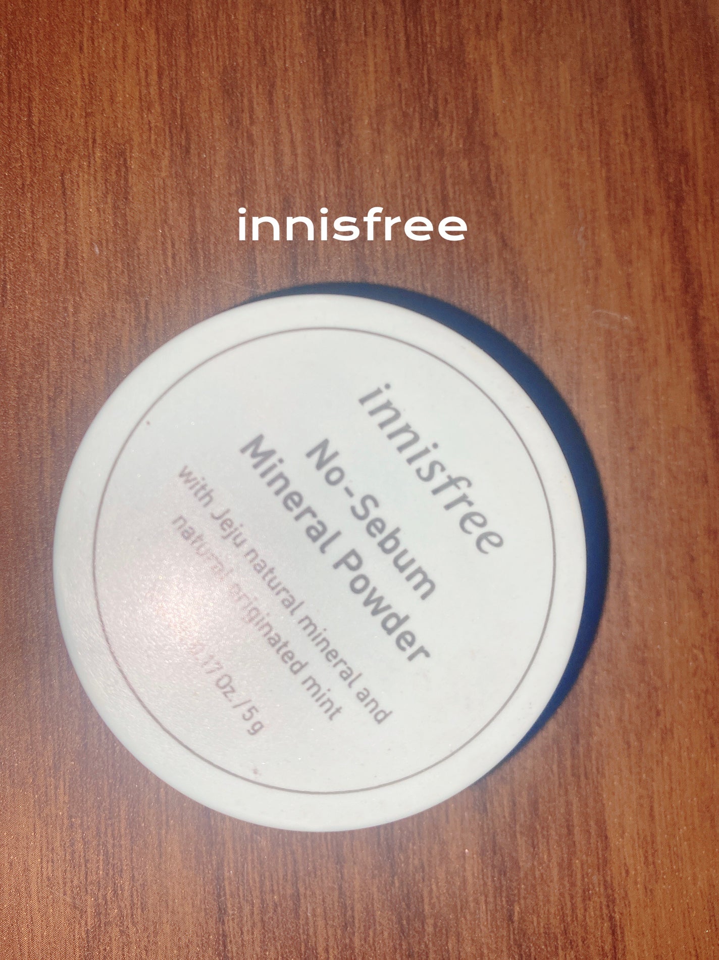 ノーセバム ミネラルパウダー N/innisfree/ルースパウダーを使ったクチコミ(1枚目)