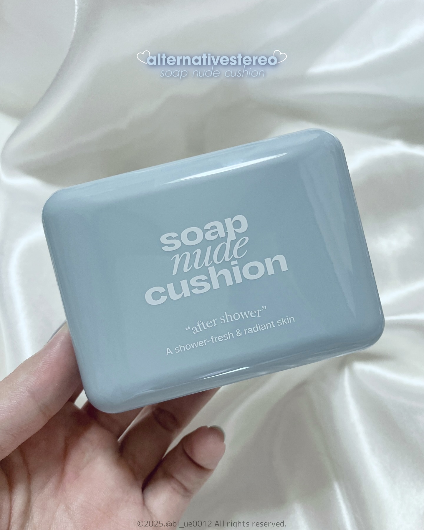 ソープヌードクッションファンデーション 03 ナチュラルソープ/alternativestereo/クッションファンデーションを使ったクチコミ（2枚目）