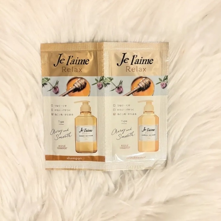 リラックス シャンプー／ヘアコンディショナー(エアリー＆スムース)/Je l'aime/市販シャンプーを使ったクチコミ（1枚目）