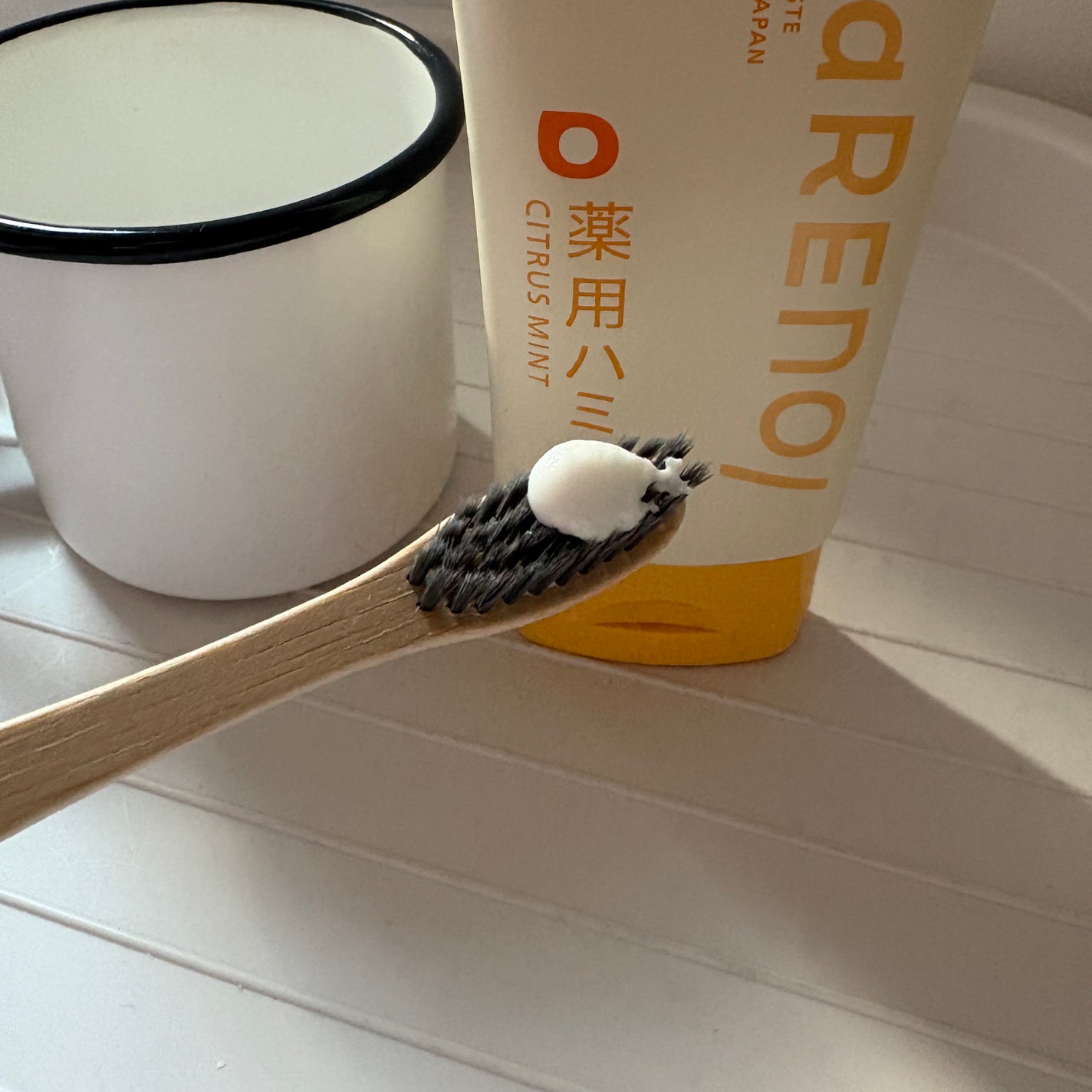 HaRENO/TOOTHPASTE 薬用ハミガキ/HaRENO/歯磨き粉を使ったクチコミ(2枚目)