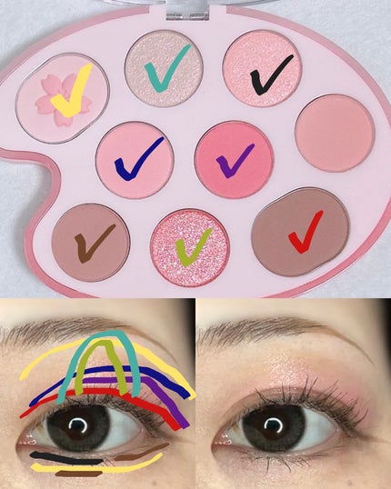 シャドウパレット/dasique/アイシャドウパレットを使ったクチコミ(6枚目)