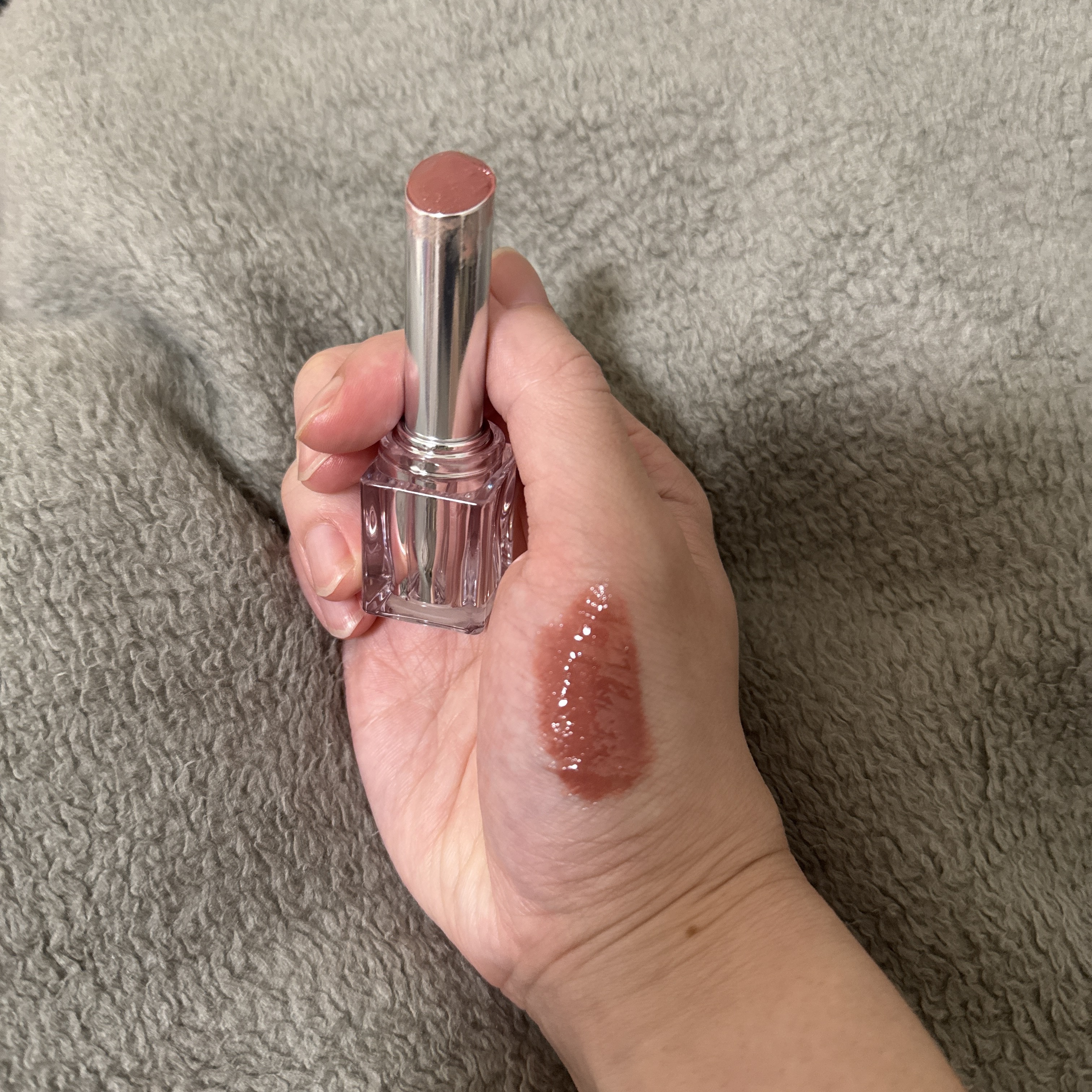 ウォーターリズムグロウメルティングバーム 01 モーブローズ/TIRTIR(ティルティル)/口紅を使ったクチコミ（1枚目）