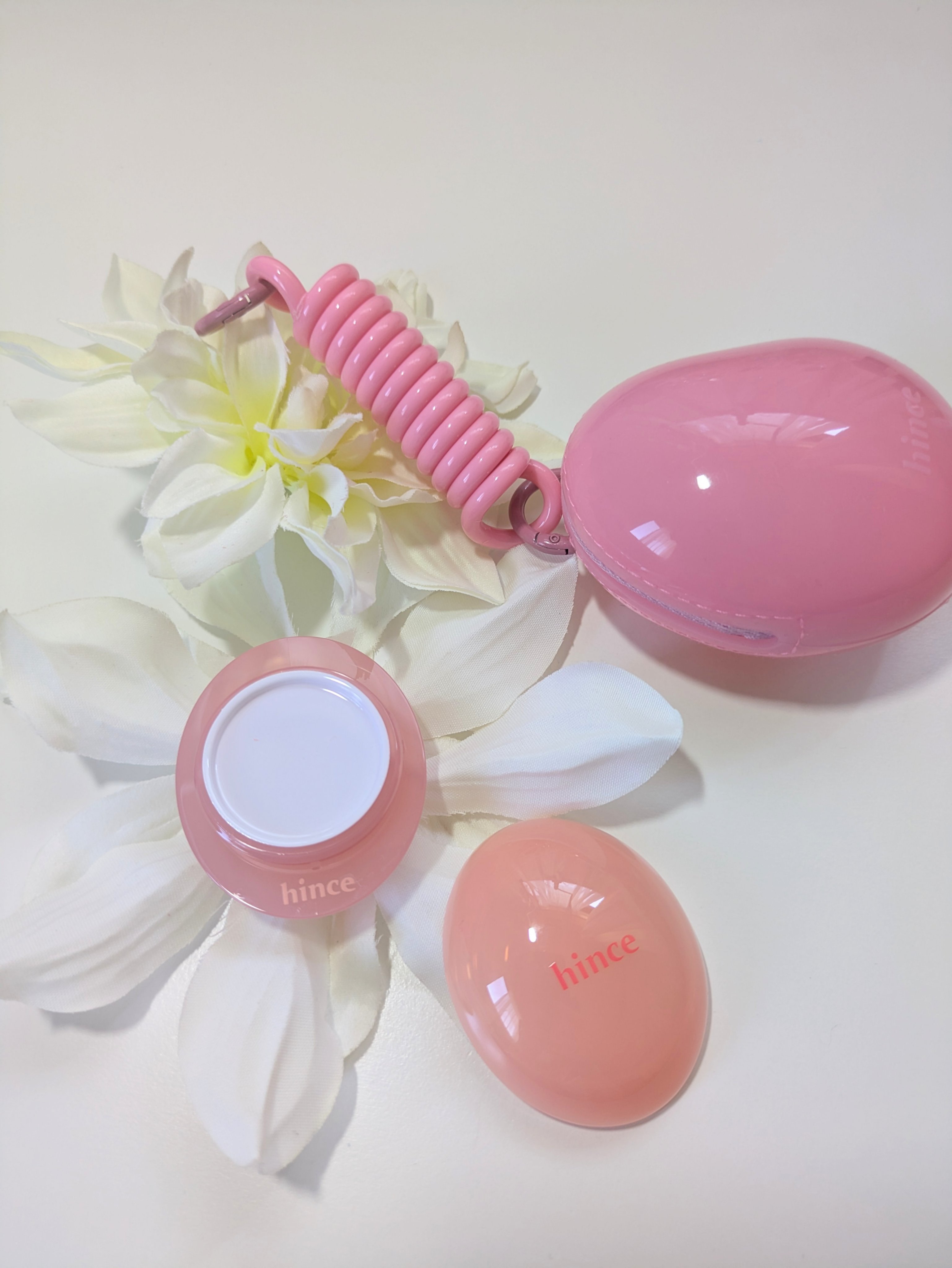 ロウグロウデューイーボール 02 ハニーコーラル/hince/リップバームを使ったクチコミ（2枚目）