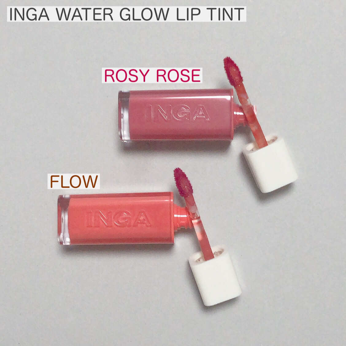 ウォーターグローリップティント/INGA/リップティントを使ったクチコミ（2枚目）