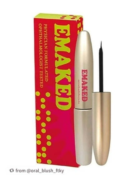 EMAKED(エマーキット)/水橋保寿堂製薬/まつげ美容液を使ったクチコミ(1枚目)