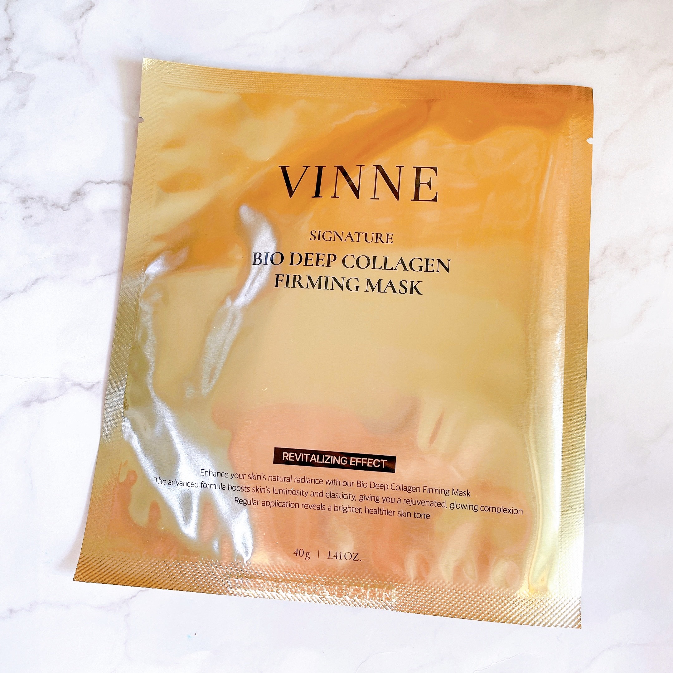 シグニチャーバイオディープコラーゲンファーミングマスク/VINNE /シートマスク・パックを使ったクチコミ（3枚目）