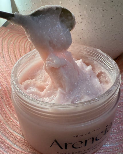 フレッシュクラウドスクラブ ラベンダー&ペア/アレンシア/ボディスクラブを使ったクチコミ(4枚目)