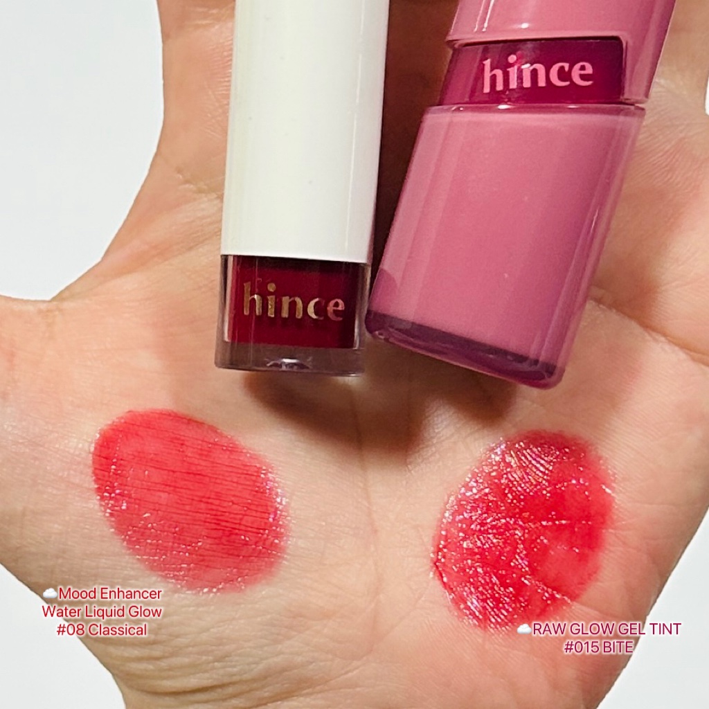 ムードインハンサーウォーターリキッドグロウ W008 クラシカル/hince/口紅を使ったクチコミ（2枚目）