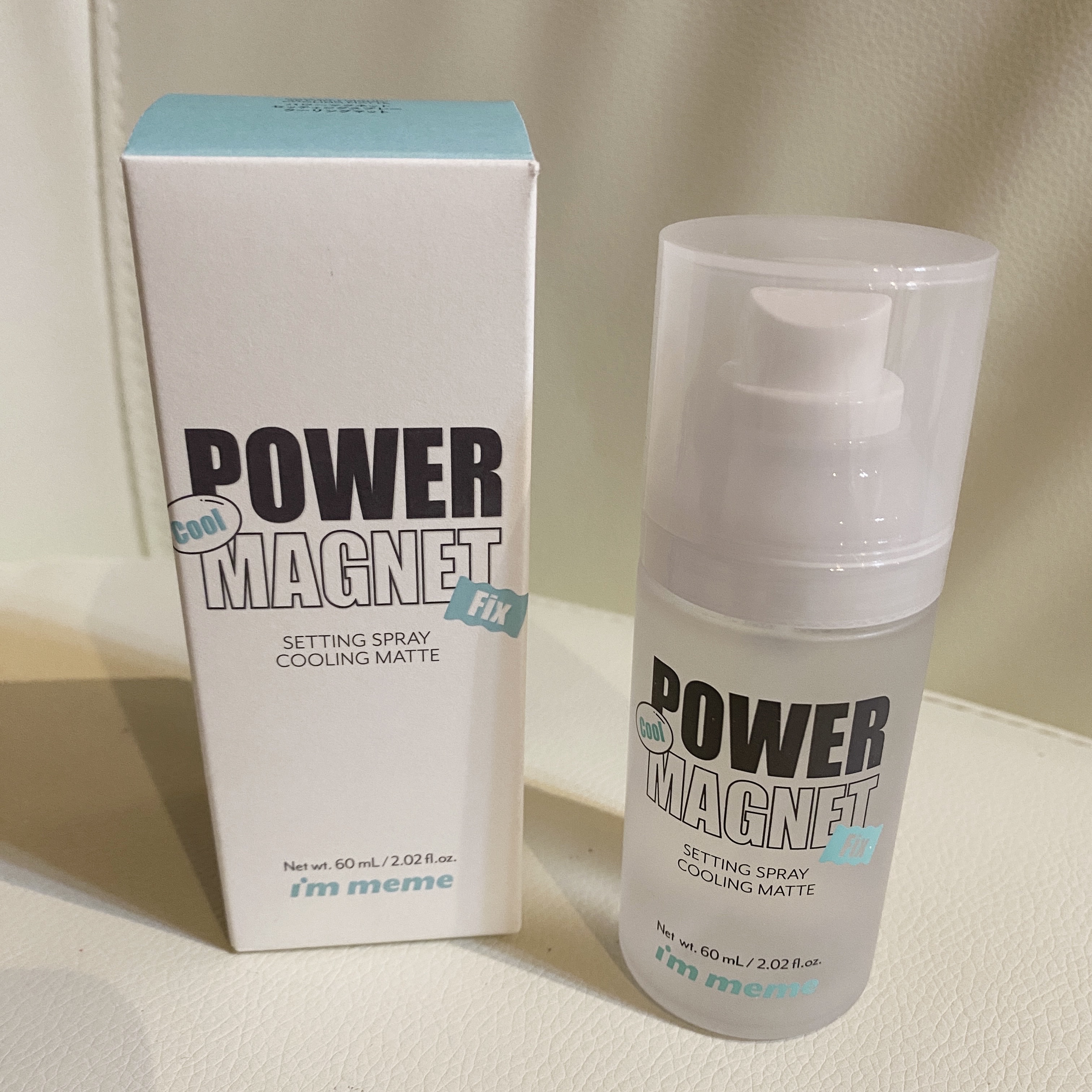 パワーマグネットセッティングスプレー/i’m meme/フィックスミストを使ったクチコミ（1枚目）