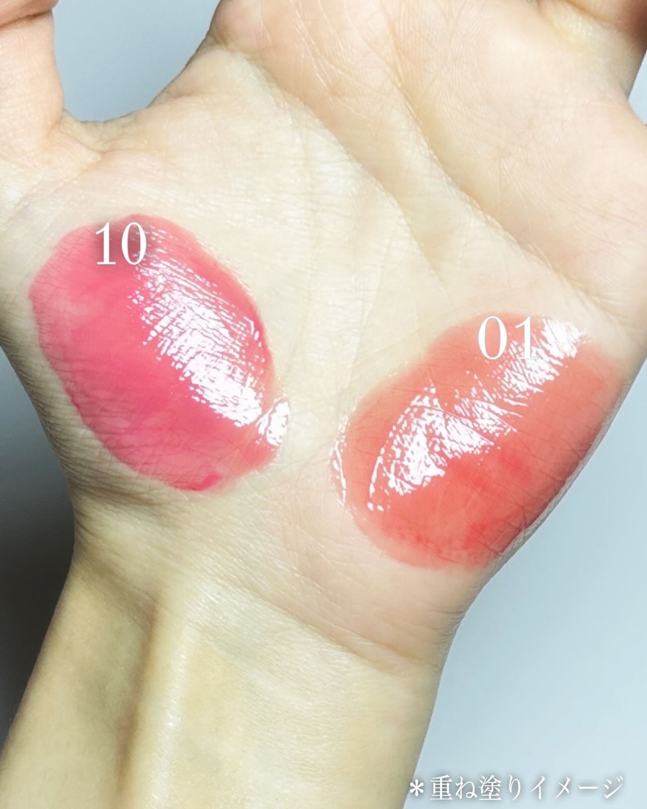 ジューシーデューイグロウティント/dasique/リップティントを使ったクチコミ（3枚目）