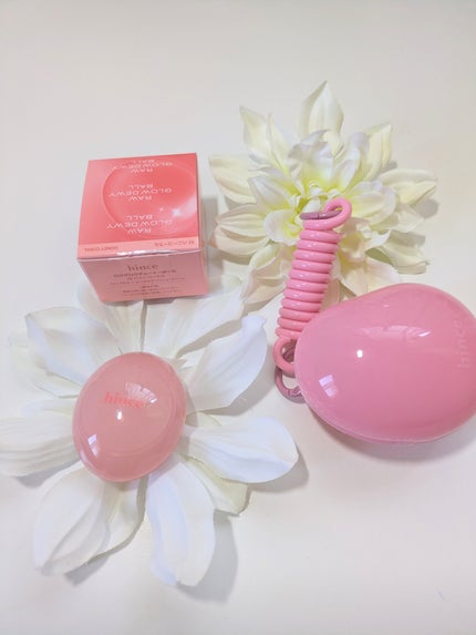 ロウグロウデューイーボール 02 ハニーコーラル/hince/リップバームの画像