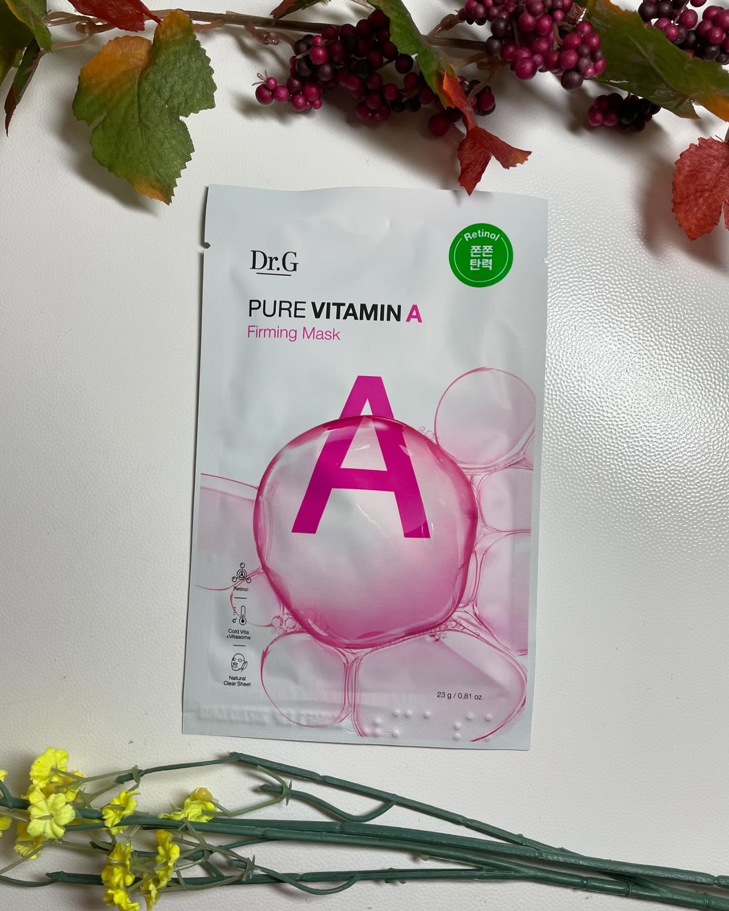 ドクタージー ピュア ビタミンA ファーミングマスク/Dr.G/シートマスク・パックを使ったクチコミ（1枚目）