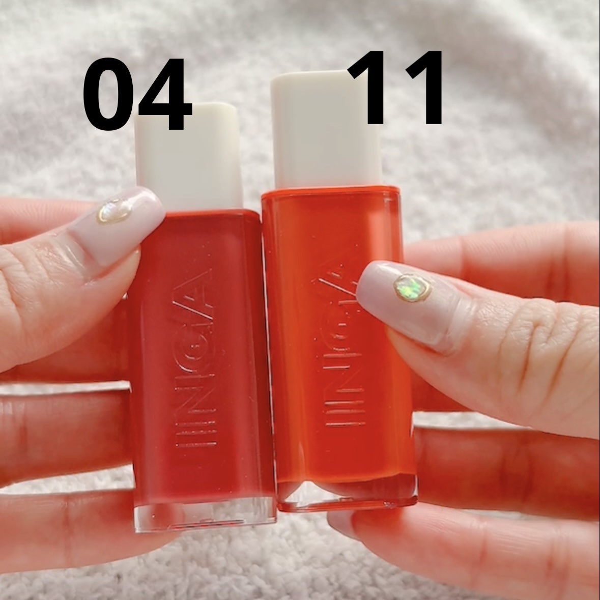 ウォーターグローリップティント/INGA/リップティントを使ったクチコミ（2枚目）