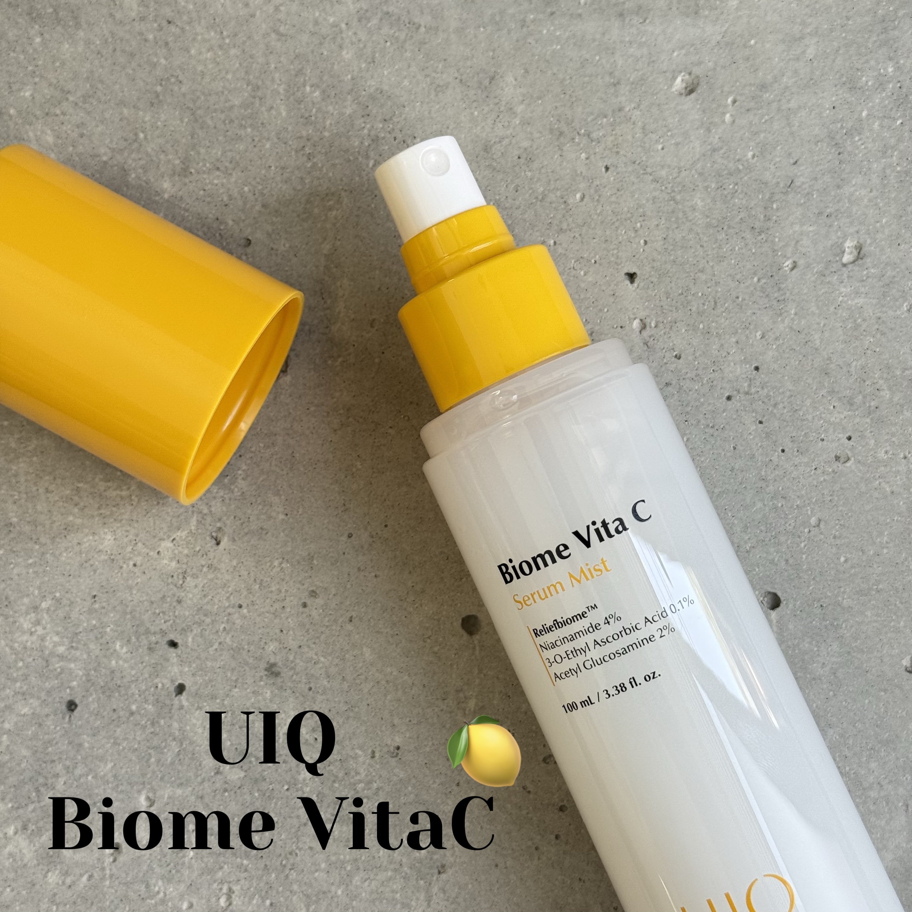 バイオームビタＣセラムミスト/UIQ/ミスト状化粧水を使ったクチコミ（1枚目）