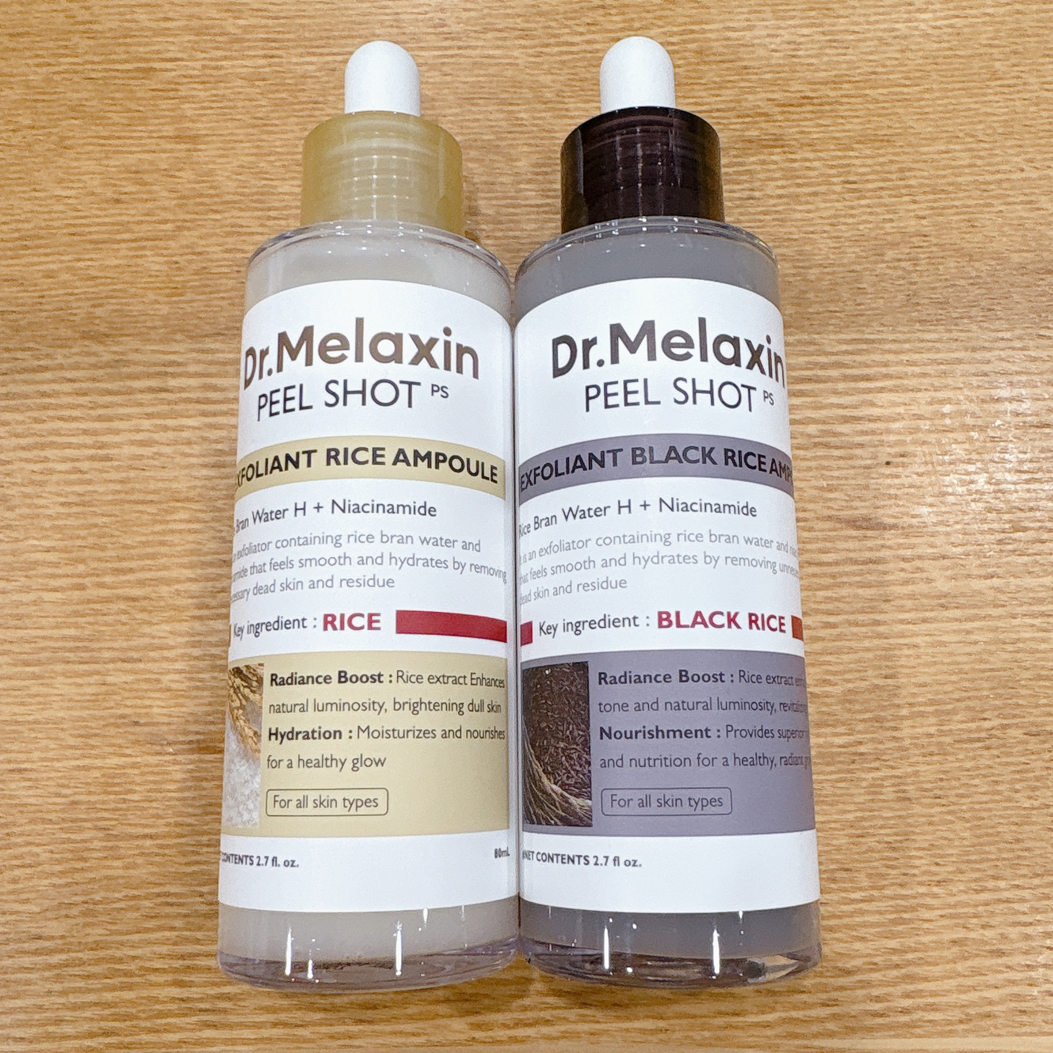 白米ピールショットゴマージュアンプル/Dr.Melaxin/美容液を使ったクチコミ（2枚目）