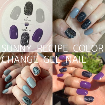 SUNNY RECIPE COLOR CHANGE GEL NAIL/SUNNY RECIPE/ネイルシールを使ったクチコミ(1枚目)