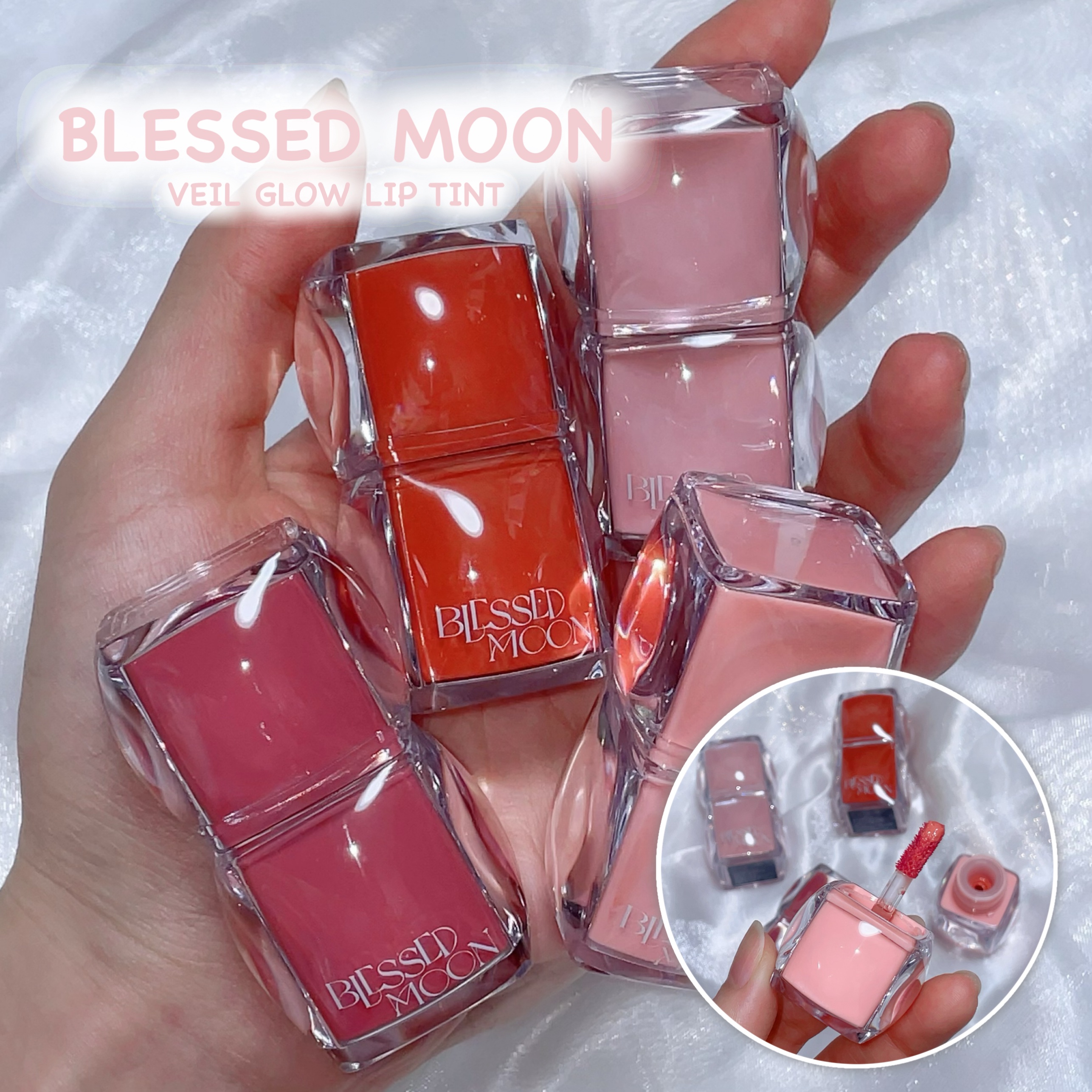 Veil Glow Lip Tint/BLESSED MOON/リップティントを使ったクチコミ（1枚目）