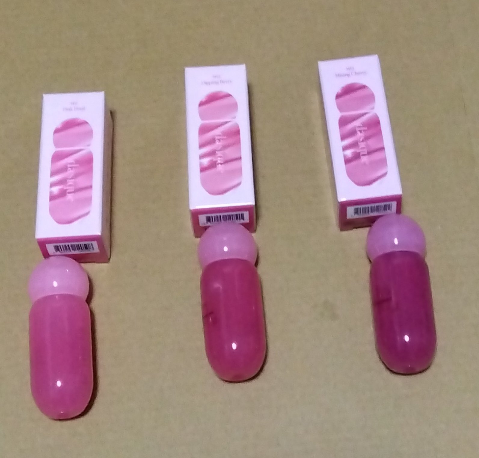 ジューシーデューイグロウティント 13 ミキシングチェリー(ミニ) /dasique/リップティントを使ったクチコミ（1枚目）