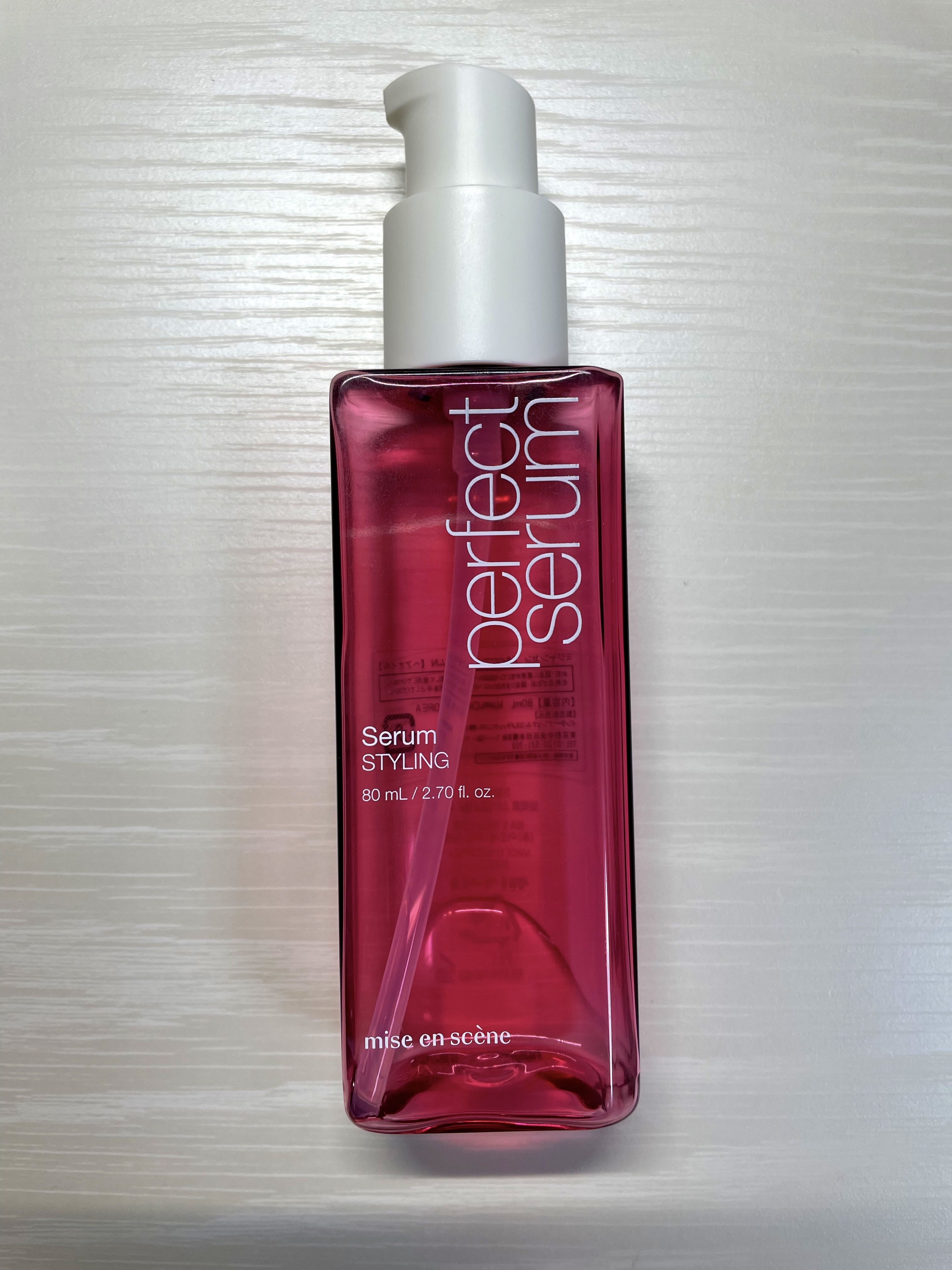 パーフェクトセラム スタイリングセラム/miseenscene/アウトバストリートメントを使ったクチコミ（1枚目）