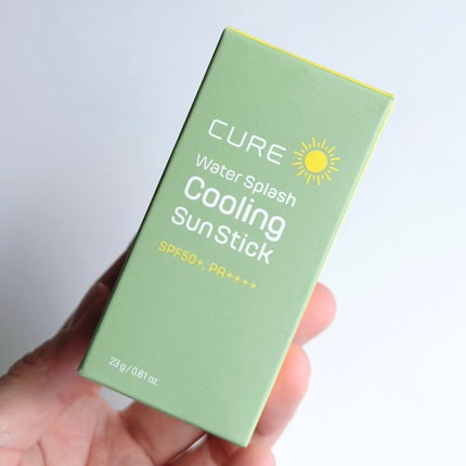 ウォータースプラッシュクーリングサンスティック/Cure/日焼け止めスティックを使ったクチコミ(4枚目)