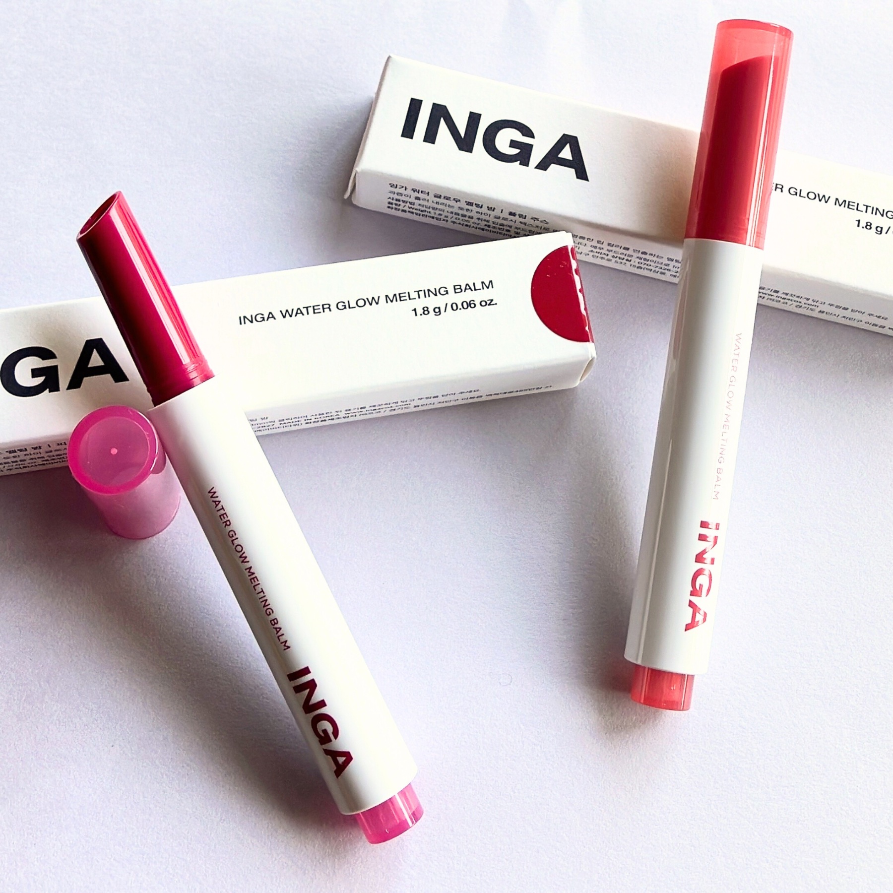 ウォーターグローメルティングバーム 04 フィグジュース（Fig Juice）/INGA/口紅を使ったクチコミ（1枚目）