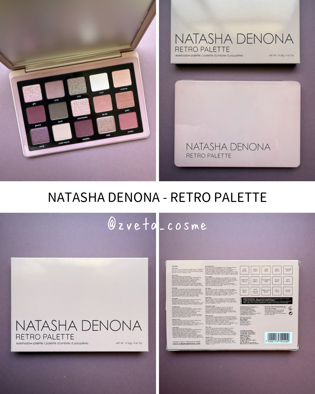 Natasha Denona  レトロパレットのクチコミ「アイシャドウ記録
5.8

Natasha Denona レトロパレット
公式サイトで購入した.....」（1枚目）