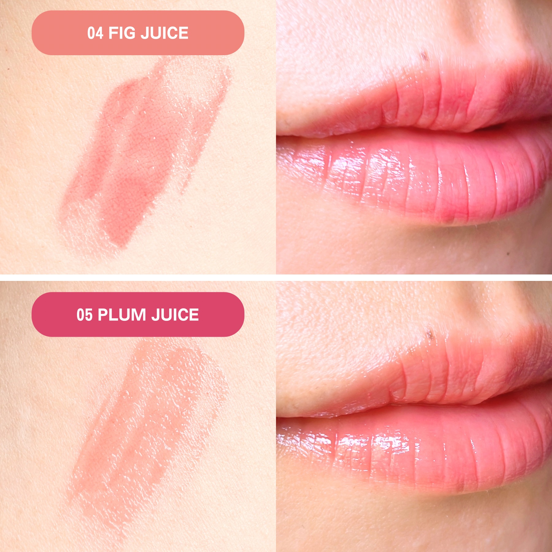 ウォーターグローメルティングバーム 04 フィグジュース（Fig Juice）/INGA/口紅を使ったクチコミ（2枚目）