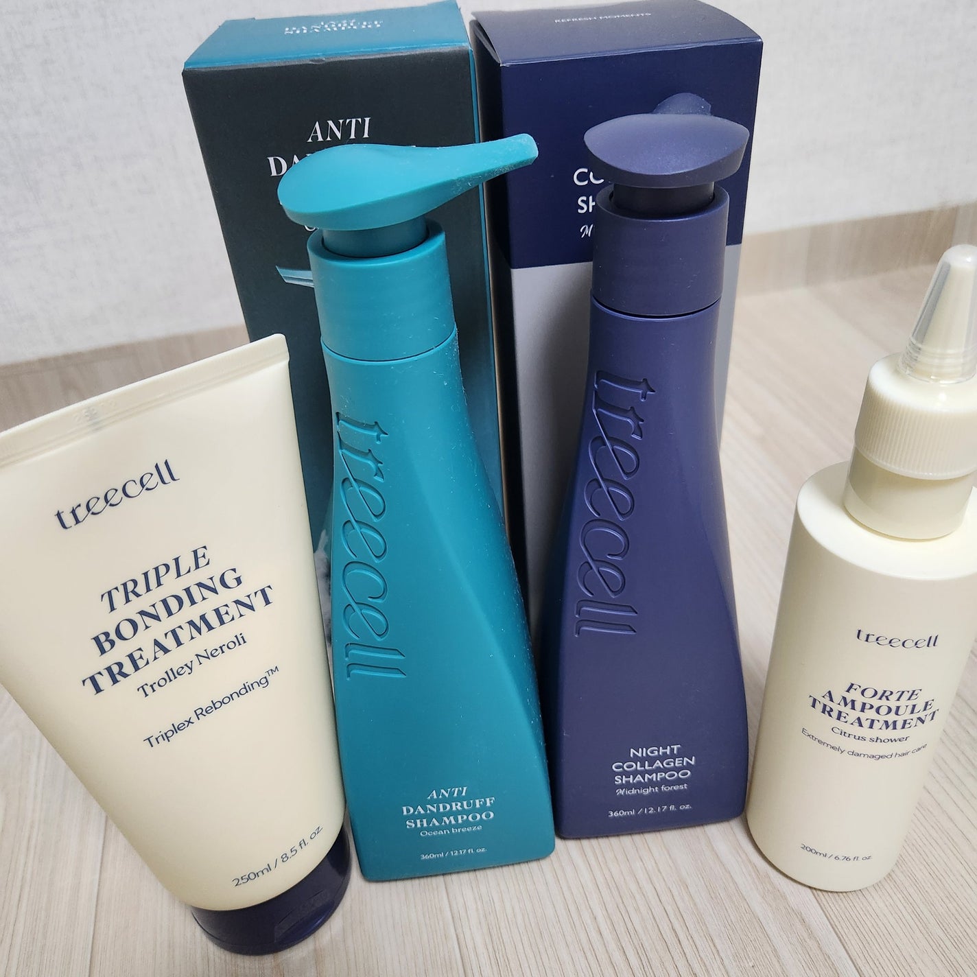 ナイトコラーゲンシャンプーミッドナイトフォレスト/treecell/市販シャンプーを使ったクチコミ(1枚目)