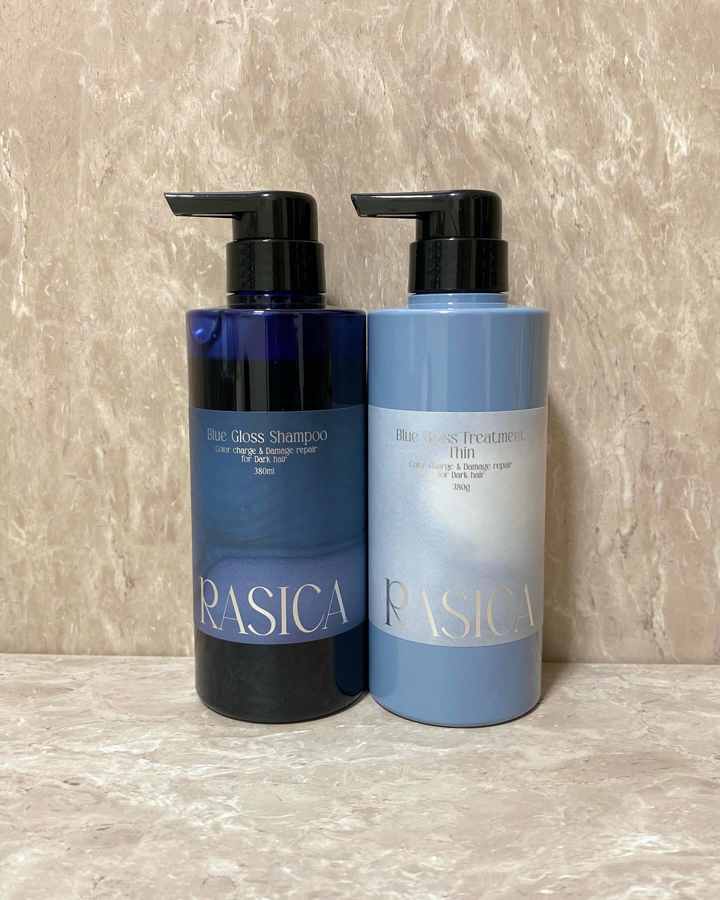 ブルーグロスシャンプー/トリートメント トリートメント 02〈細い髪用〉 380g/rasica/市販シャンプーを使ったクチコミ（1枚目）