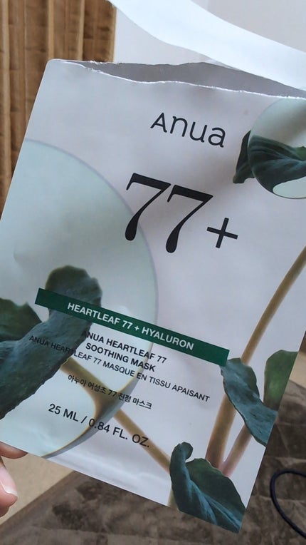 ドクダミ77 % 鎮静マスクパック/Anua/シートマスク・パックを使ったクチコミ(1枚目)